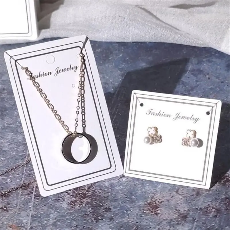 Customized product、Fancy Jewelry Hairpin Packaging Earring Display Card Custom Display Cards Necklace