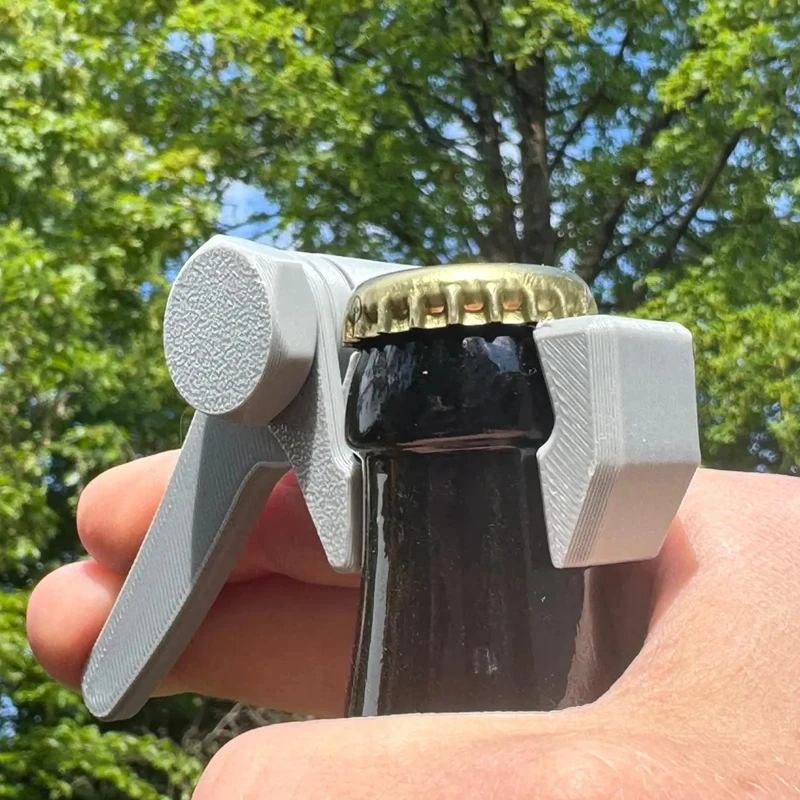 Ouvre-bouteille lanceur de capsules de bière, gadget créatif et amusant pour la maison, les fêtes et les bars, cadeau unique et original