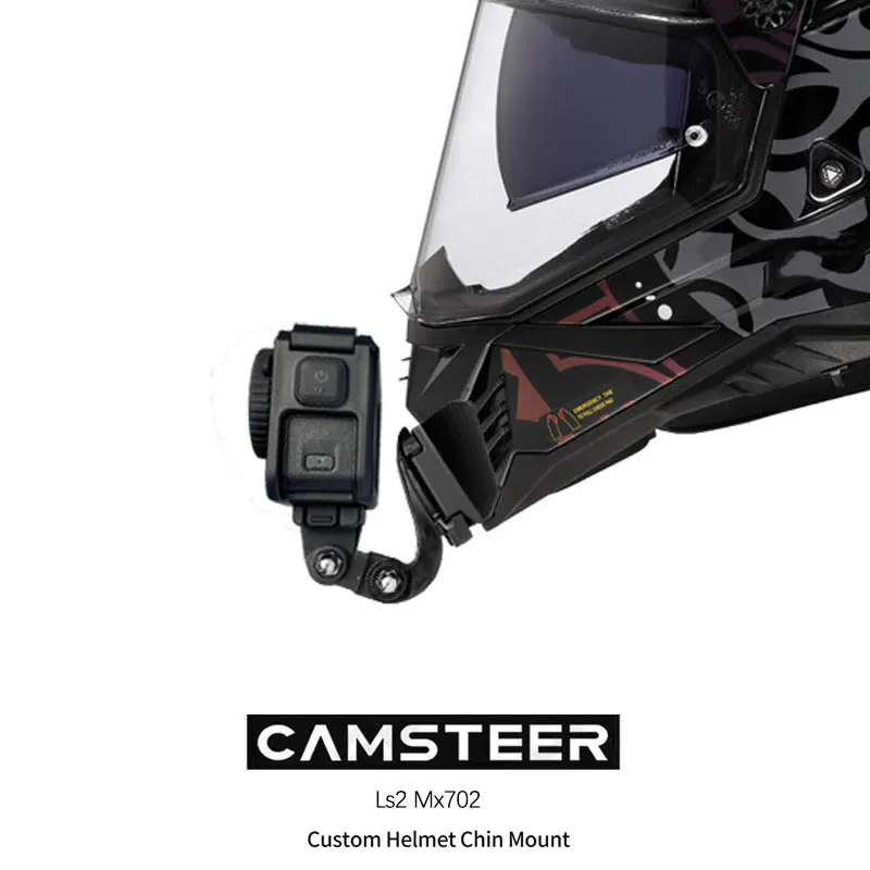 MX702 Premium Aluminum Chin Mount for LS2 Mx702 Helmet Unive