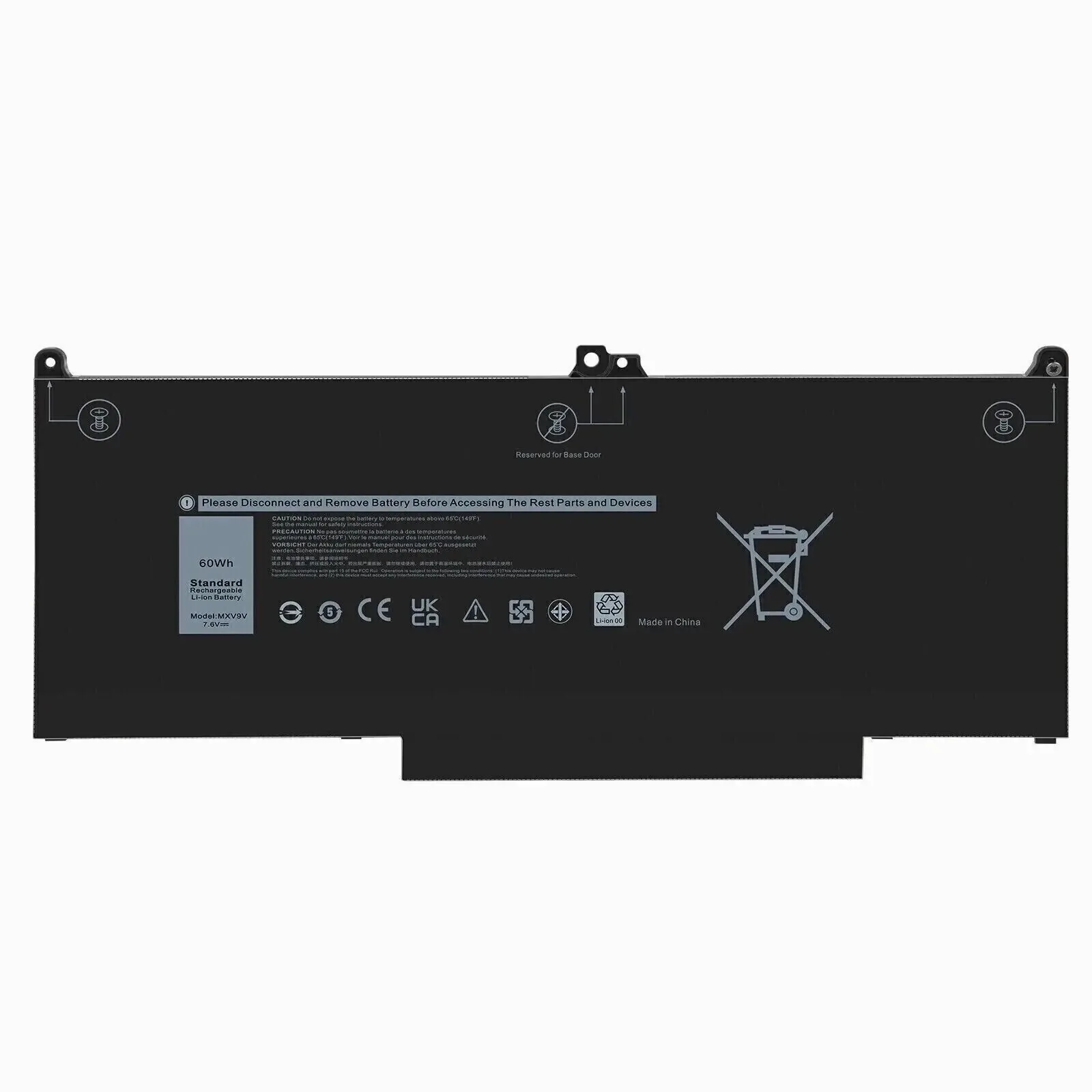 

Новый аккумулятор MXV9V для Dell Latitude 5300 5310 7300 7400 E5300 E7300 E7400 Series