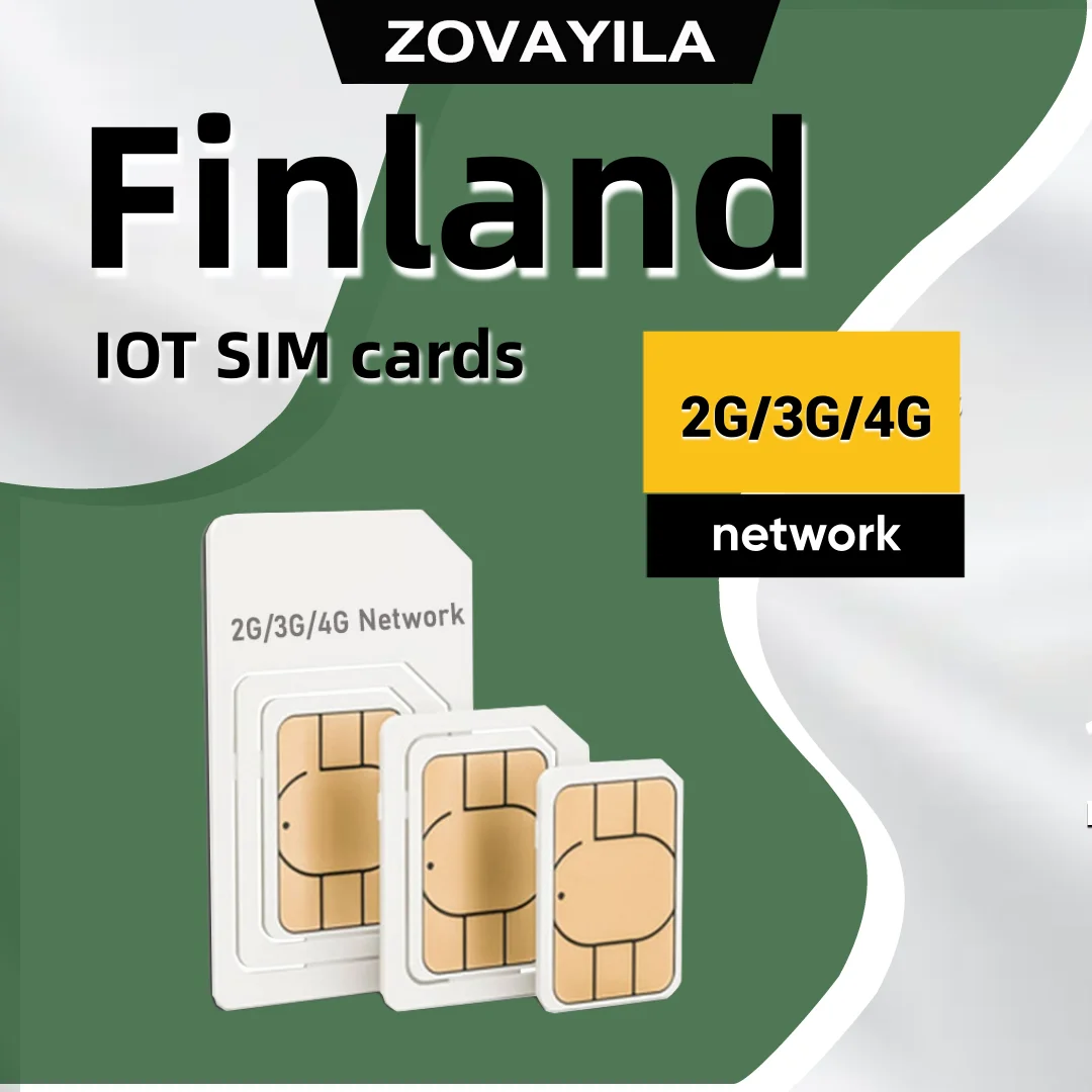 4G SIM card 500MB roaming data no contract, no monthly rent Finnish civilian fleet wireless intercom G510/S200/T56 car intercom