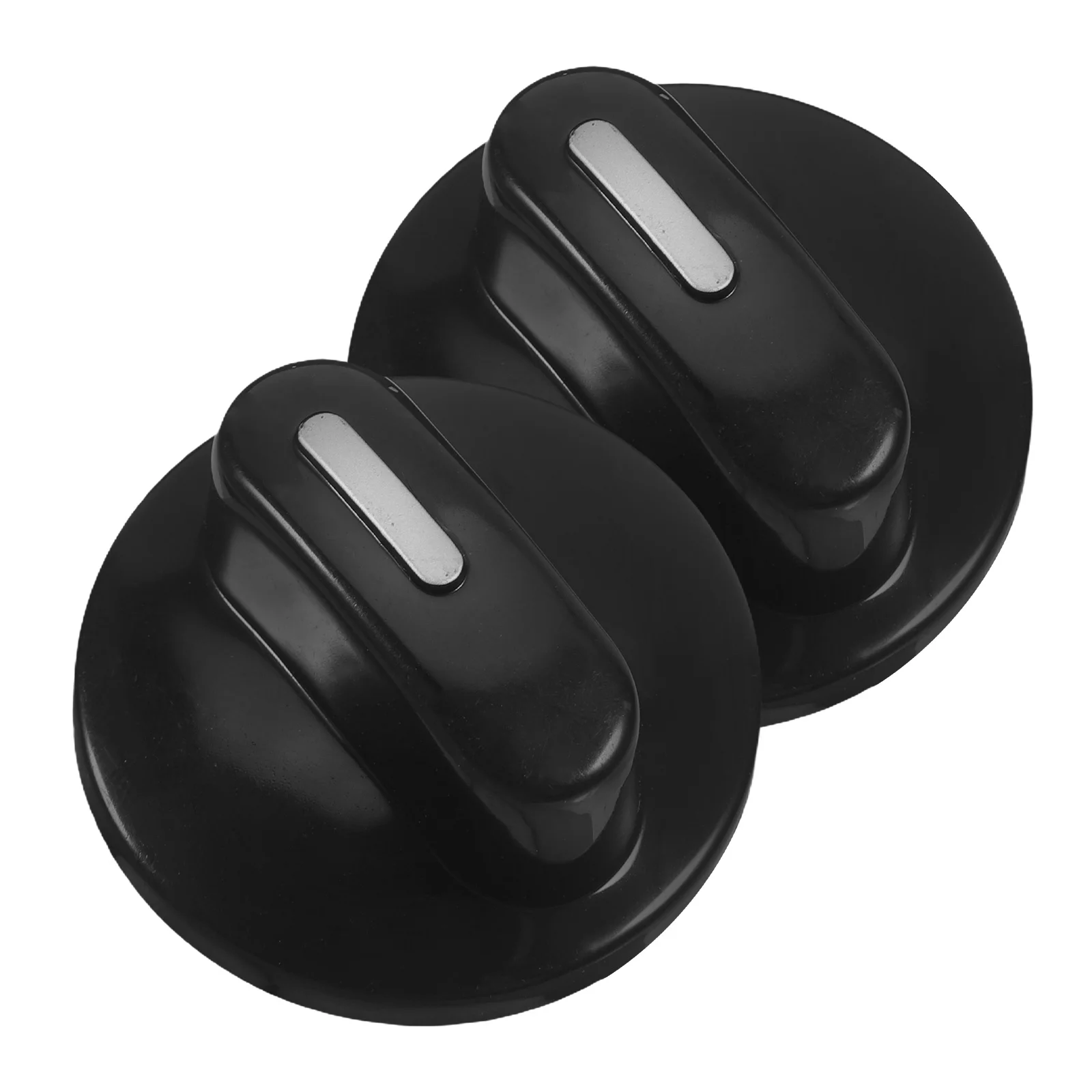 

2Pcs Plastic Control Knobs Replacement D-Shaped Shaft 6Mm Timer Switch Knobs for Oven Electric Pressure Cooker Stove Grill Range