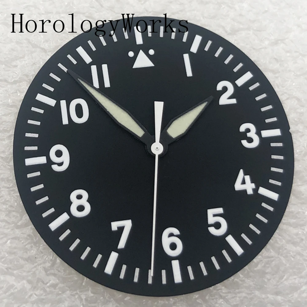 35.5 مللي متر الطلب العقيمة + الأيدي مضيئة صالح Mingzhu2813/3804 Miyota8205/8215/821A ساعة يد تعمل بالحركة أجزاء