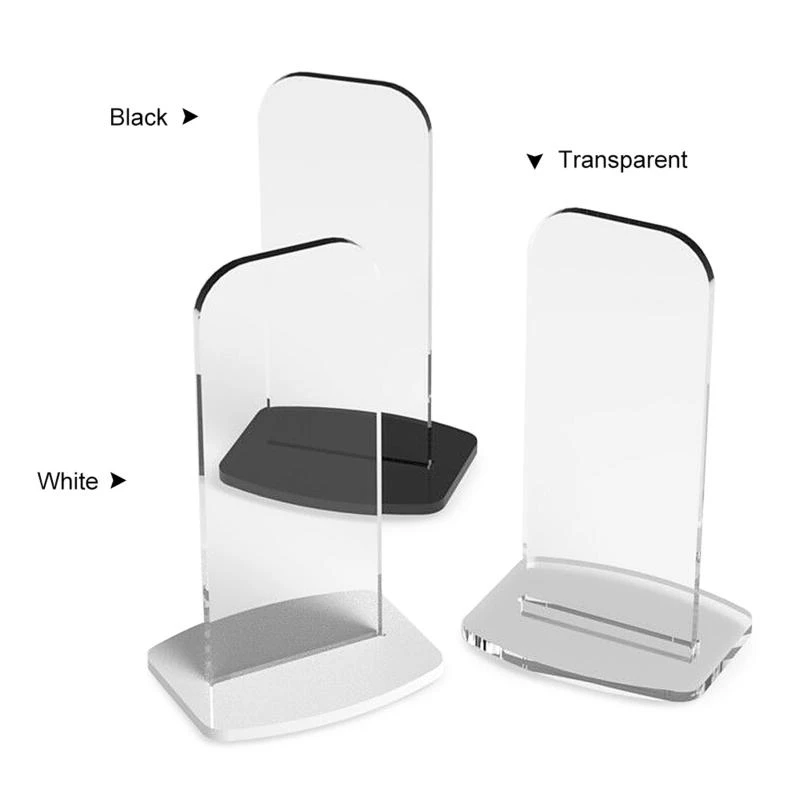 حامل تخزين قفاز الملاكمة 2 PCS Acrylic Vertica Display Stand Stand Stand Stand