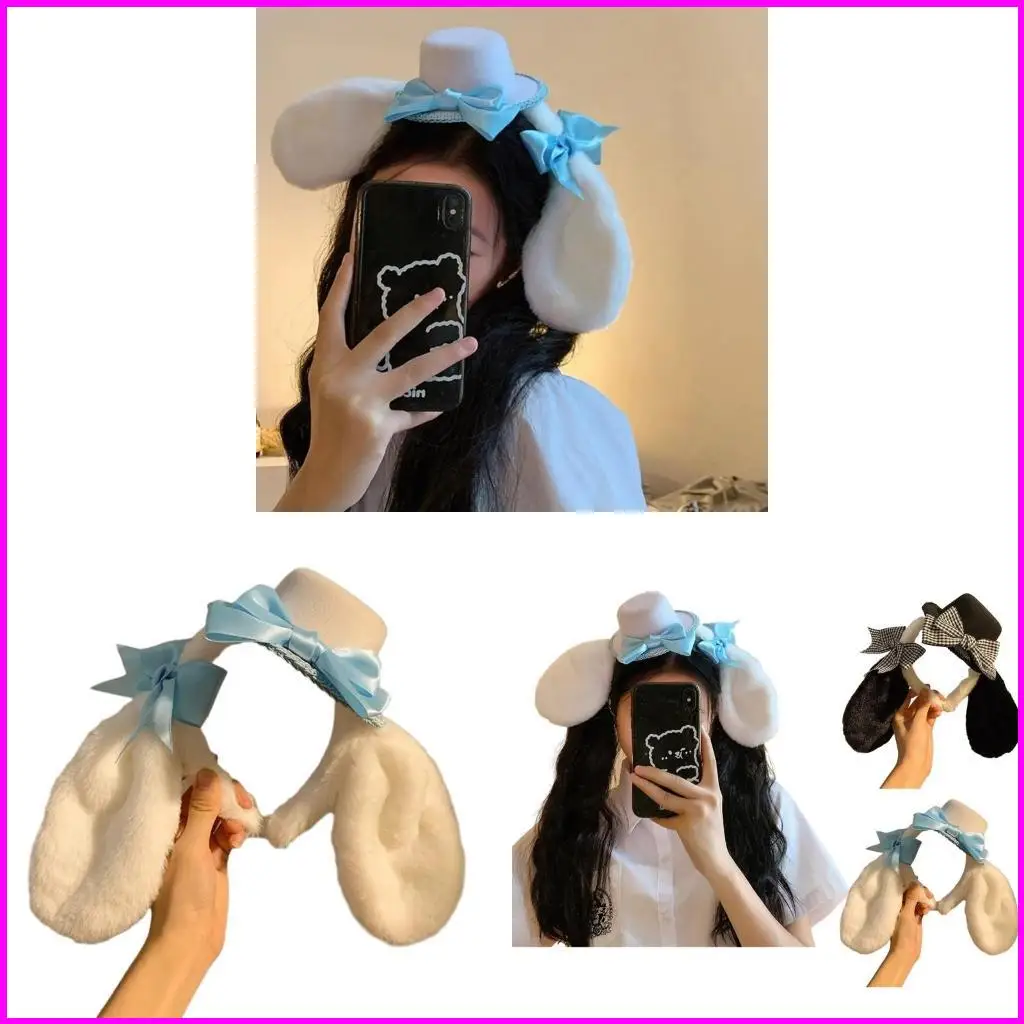 

Floppy Puppy Ear Headband Students Carnivals Animes Character Hairband Puppy Ear Headband Plush Christmas Hair Hoop