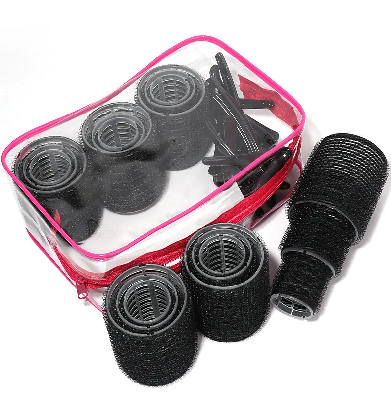 30pcs/set Self Grip Heatless Hair Curling Roller Hair Curlers DIY Hair Styling Accessories For Women