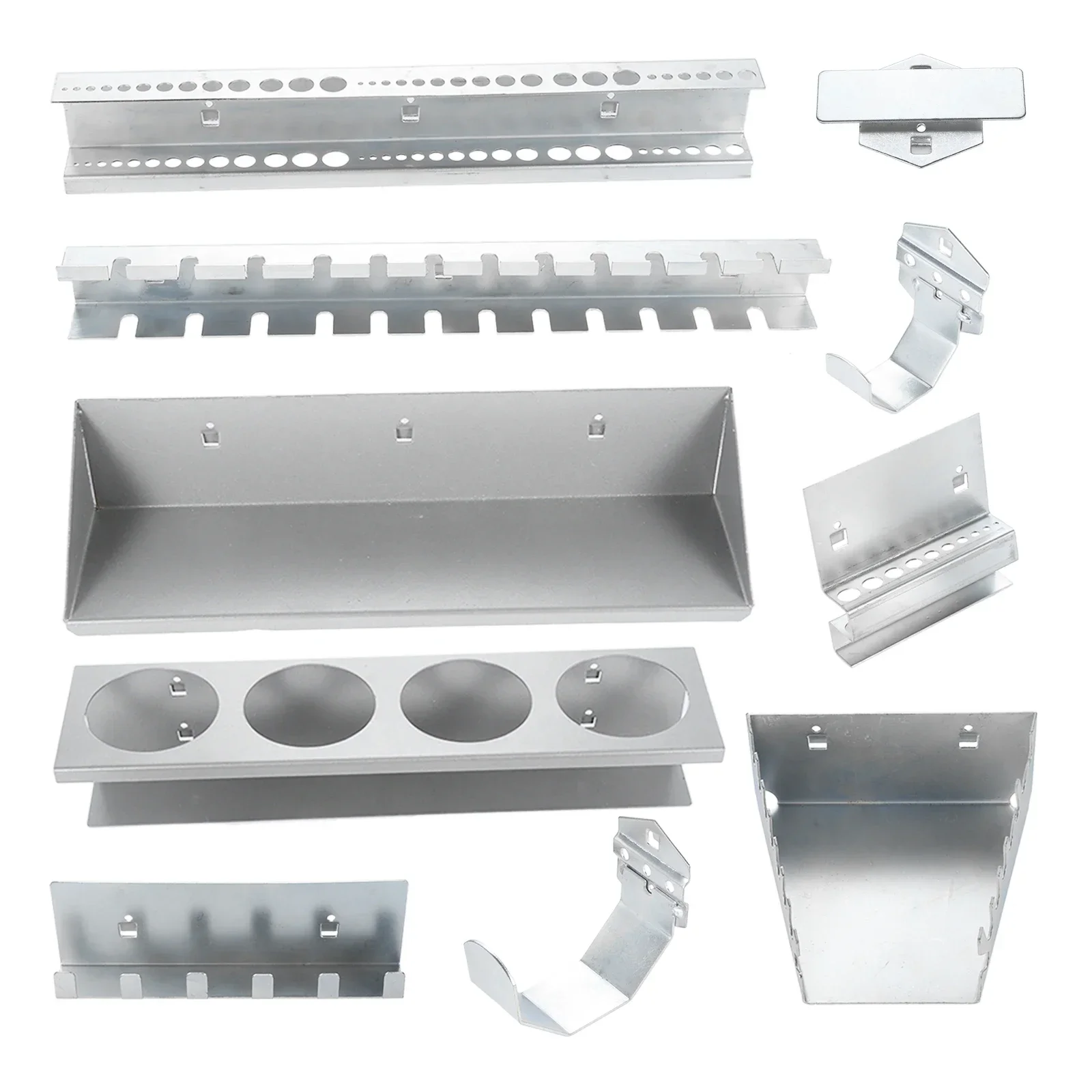 1pc Tools Holder Hanging Rack Hardware Parts Storage Board Wall-Mount Hook Wrench/Drill/Pole/Screwdriver/Socket Organizer Garage