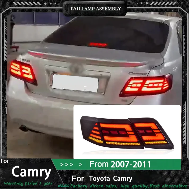 

LED Car Taillights Assembly For Toyota Camry 6th 2007-2011 Auto Back Lamps Upgrade Dynamic Flashing Signal Light Accessories
