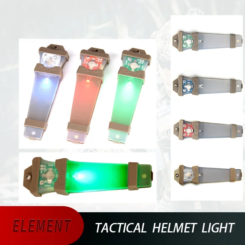 Airsoft Helmet Weapon Flashlight Tactical Helmet Light Identification Surefir Marker Light Survival Signal Helmet Lamp