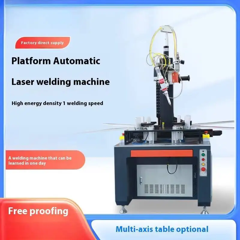New Stainless Steel Metal Platform Automatic Laser Welding Machine Fully Automatic Fiber Optic Continuous Welding Machine