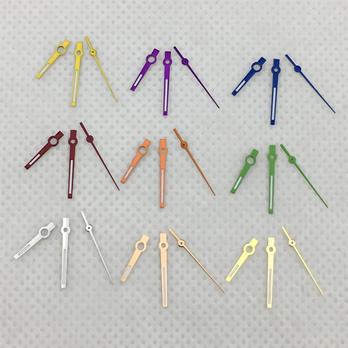 BLIGER NH35 Grün Rose Gold Rot Silber Gold Blau Orange Uhren Nadeln Für NH35/NH36/4R/7S Uhren Zeiger Log Uhr Hand