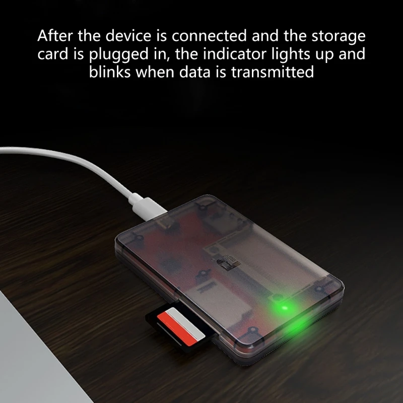 Compatible Card Reader for Iphone  Supports SD/TF/CF Memory Cards, No App Required X3UF