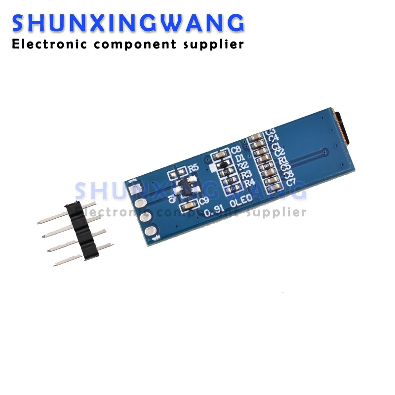 0.91 inch OLED Module White/Blue OLED 128X32 OLED LCD LED Display Module 0.91" IIC Communicate