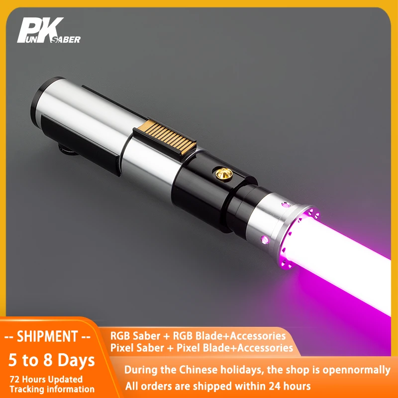 

PunkSaber Lightsaber Neopixel Jedi Laser Sword Heavy Dueling Sensitive Smooth Infinite Changing Hitting Sound Light Saber Toys