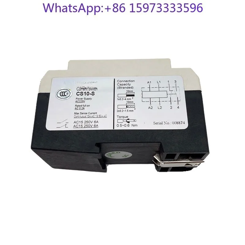 Current Indicator Detector CS10‑R CS10‑S Heater Status Monitor Current Sensing Switch For Industrial Heating Circuit Monitoring