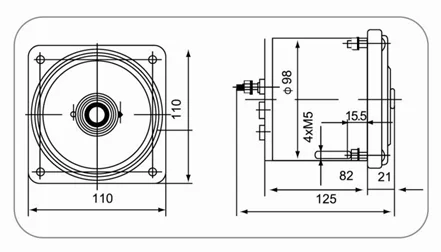 Marine Rudder Angle Display Voltage Signal Transmission FD-7B