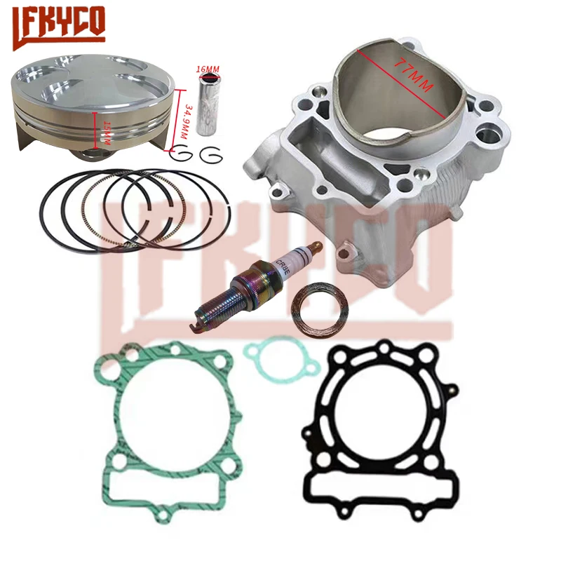 

Motorcycle 77mm Engine Cylinder 250CC Kit Motor for YAMAHA WR250F YZ250F YZ250 F 2001-2013 Motocross Motoblock Equipment Parts