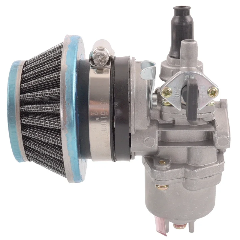 Kompletny Gaźnik 38mm 13mm Filtr Powietrza 42mm do Mini Pocket Bike ATV Motocykla 2-Suwowego 47cc 49cc 50cc Część