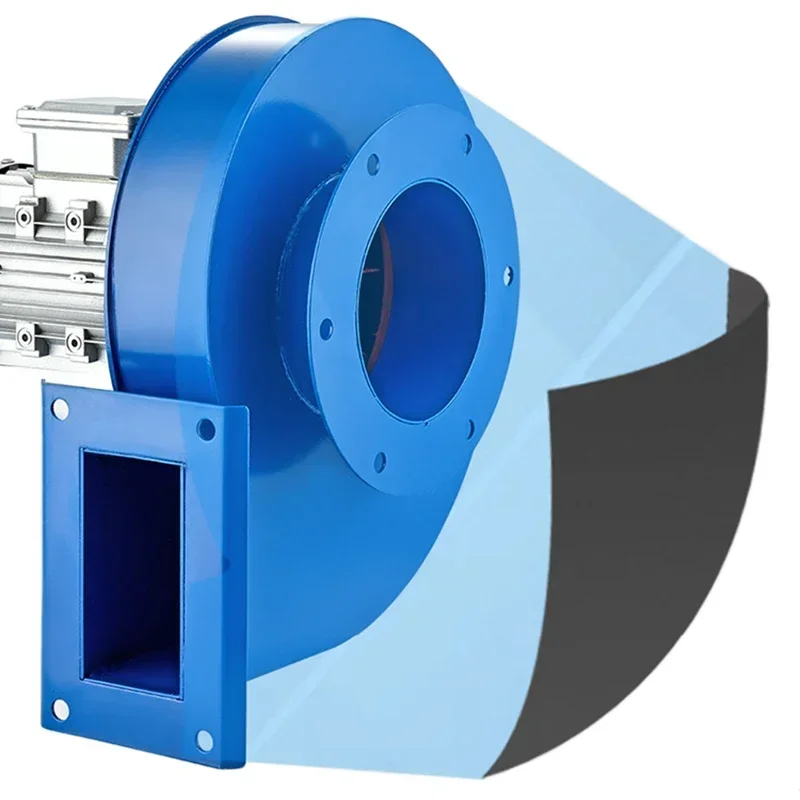 Ventilador de tiro inducido por Caldera, resistente a altas temperaturas, ventilador centrífugo Industrial, calefacción y eliminación de polvo, ventilador de escape doméstico