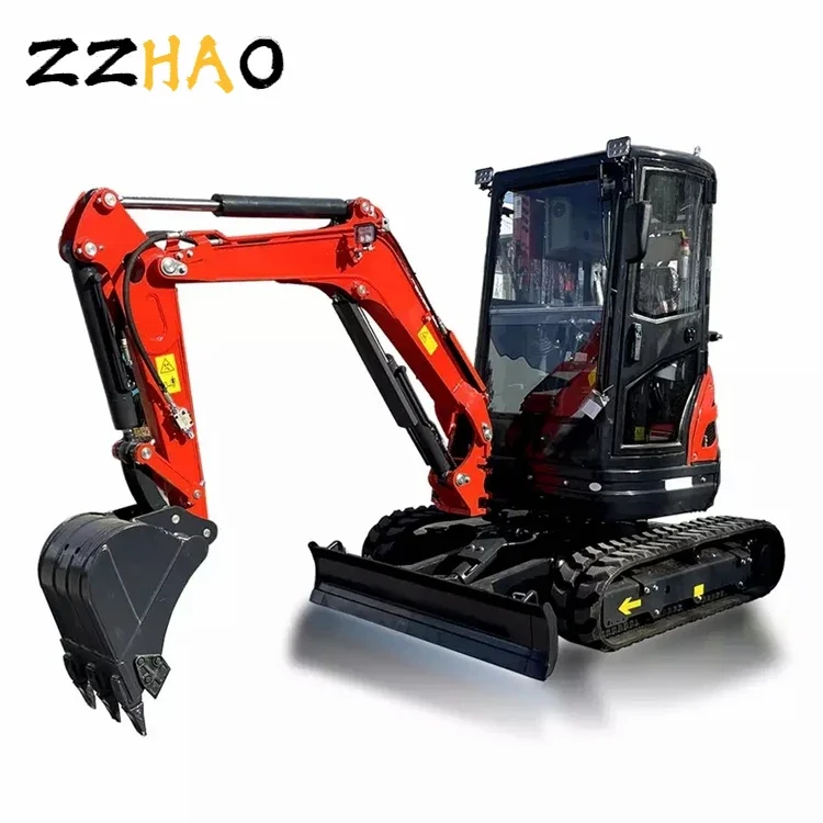 Cheap Price Mini Excavator Small Digger Wheel Excavator New Bagger for Sale