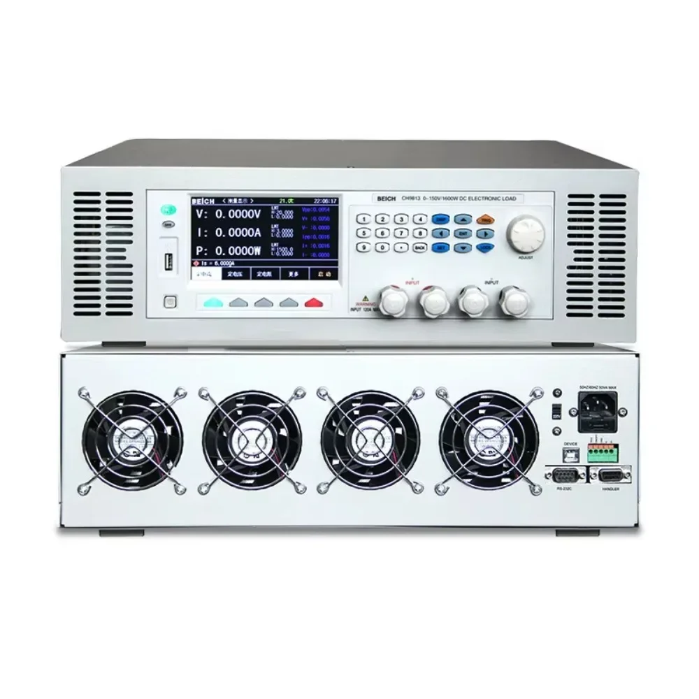 Probador de carga electrónica programable de 500V 60A, probador de capacidad de batería de 600W, medidor de carga CC, medidor de descarga de prueba LED