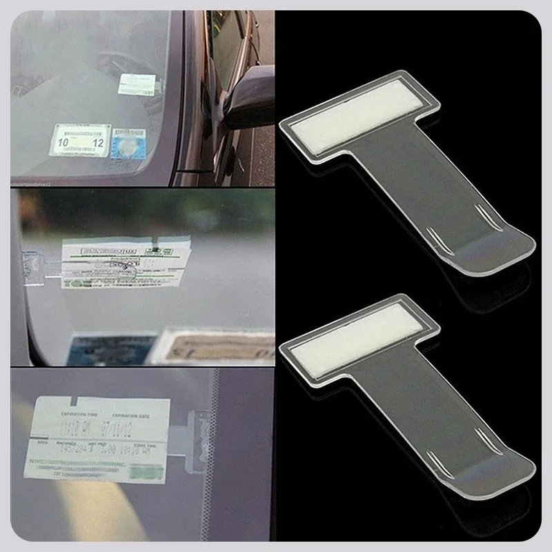 

1/3/5Pcs Car Styling Parking Ticket Clip Windshield Sticker Auto Stop Permit Bill Clip Ticket Holder Auto Interior Accessories