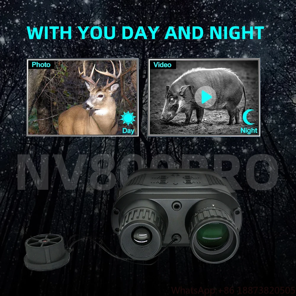 Hot Sell Digital Infrared Binoculars Night Vision Goggles with Image & Video Function for Hunting Security Use