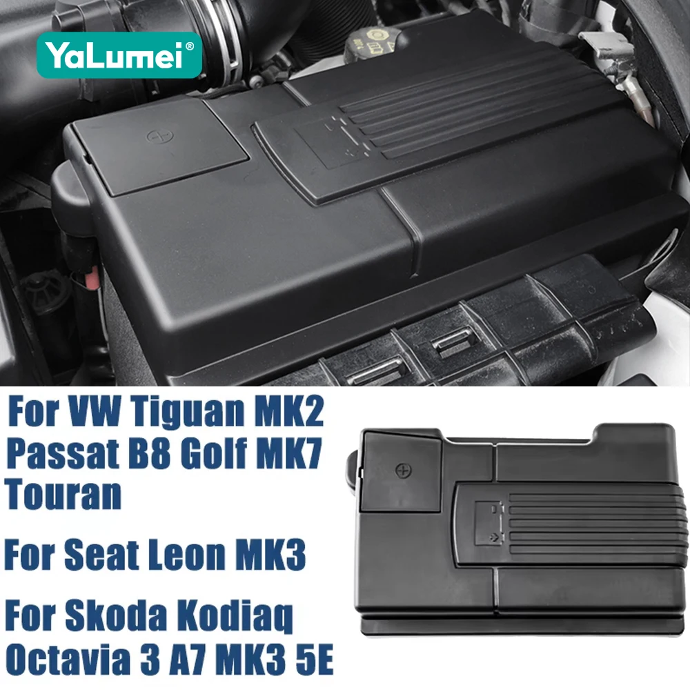 

For Skoda Karoq Kodiaq Superb 3 Octavia 3 A7 MK3 5E For Volkswagen VW Tiguan 2 MK2 TROC Car Engine Battery Cover Accessories