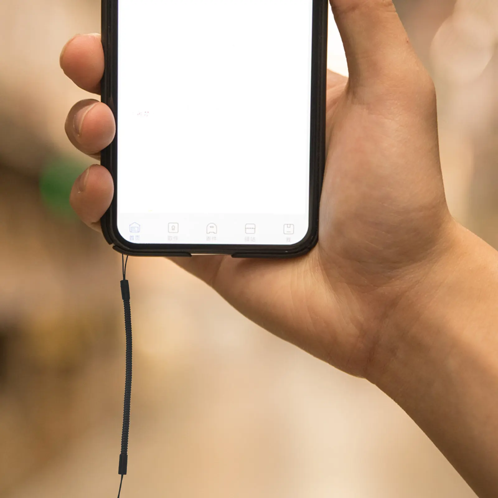 

10Pcs Pen Holder Spring Coil Lanyards Elastic Anti-Loss 17Cm Retractable Tether Cord for Stylus Tablet Work Study Travel