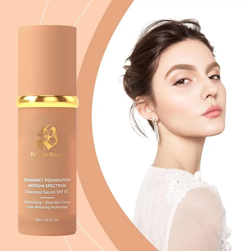 Liquid Foundation Gentle Oil-Control Cream Natural Covers Flaws Without Sticking Powder Foundation Concealer Face Makeup Product