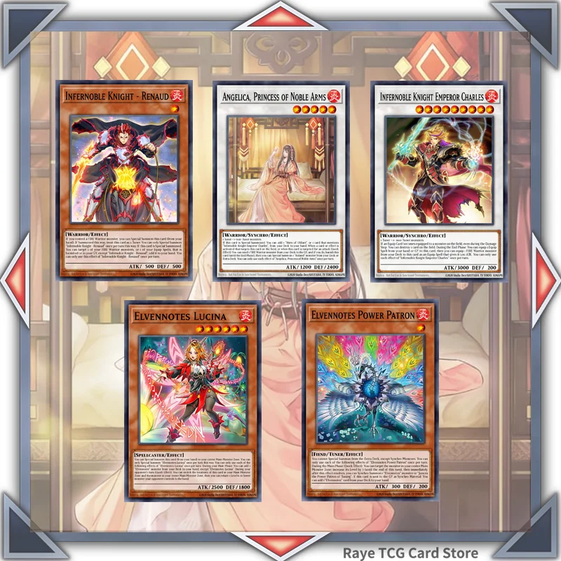 ElvenNotes Infernoble Knight Yu-Gi-Oh! Baraja de 70 cartas: Es realmente  til para jugar