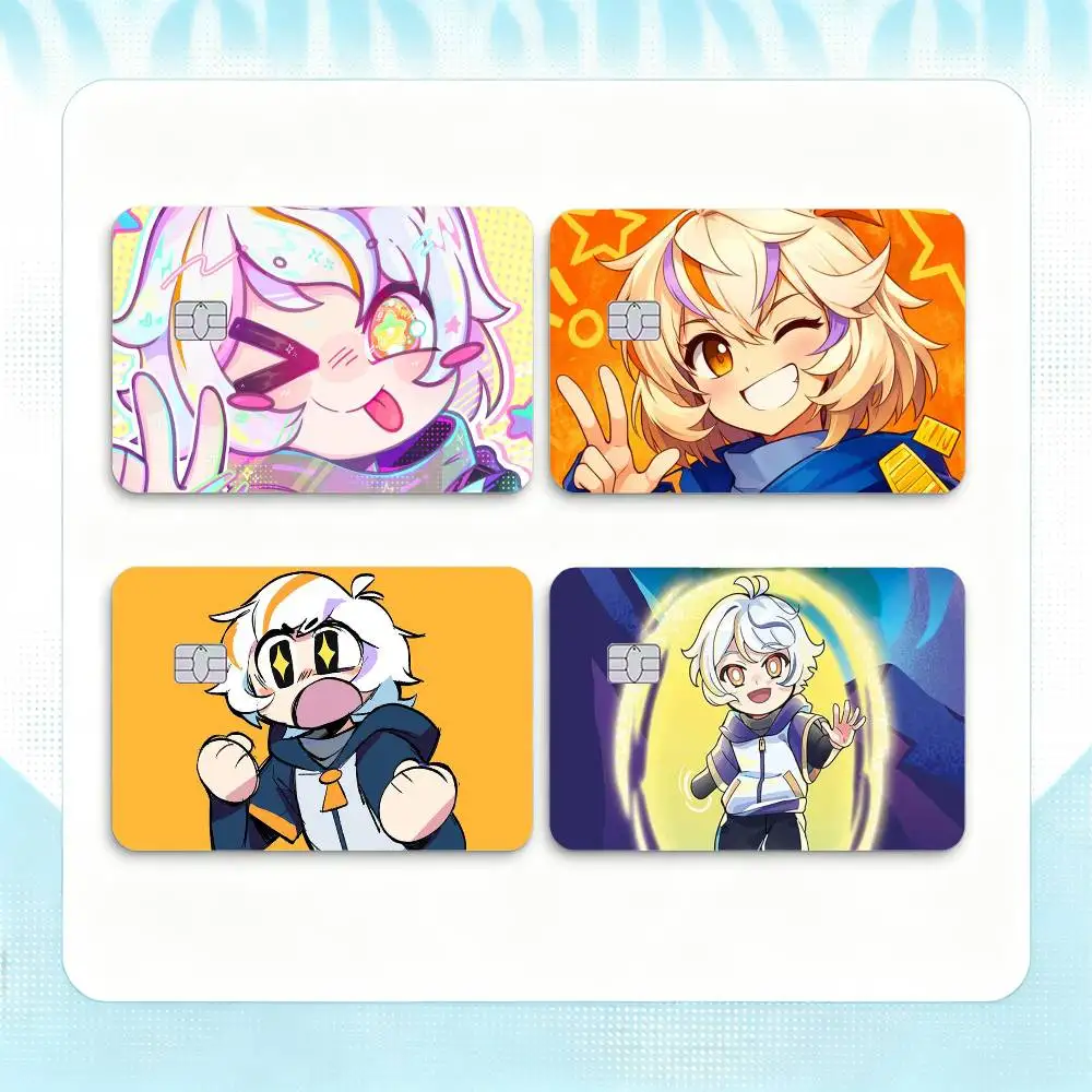 Chuy Mine Credit Card HD Stickers Game Card Decal Small Chip Waterproof Sticker Gift
