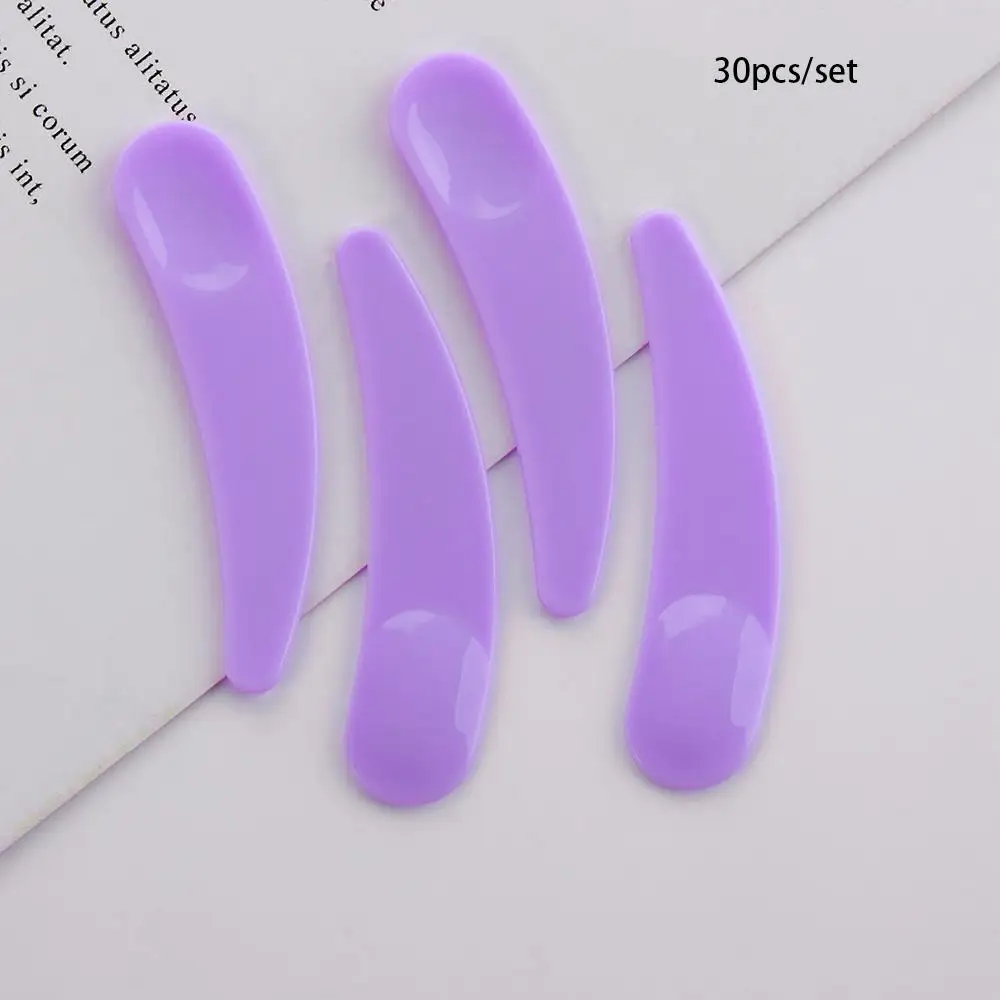 使い捨てミニコスメスプーン カーブスプーン 美容ツール メイクアップツール スプーン フェイスマスクスティック コスメスパチュラ