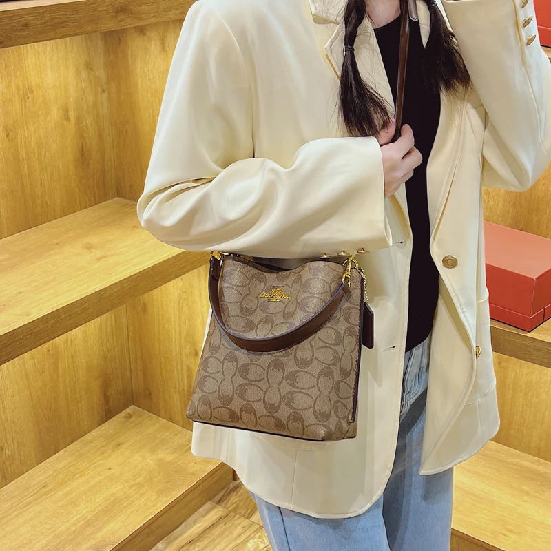 

Повседневная простая винтажная сумка, элегантная кожаная классическая женская сумка-мессенджер, однотонная сумка-шоппер