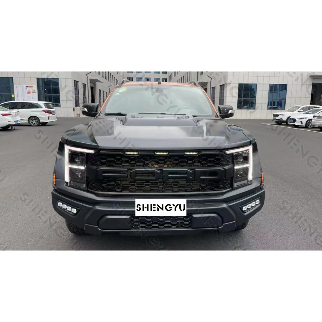 

Автомобильные системы кузова подходят для Ford Ranger до 12-21 F150 Raptor Style, решетка переднего бампера, крыльев, автомобильных ламп, бровей