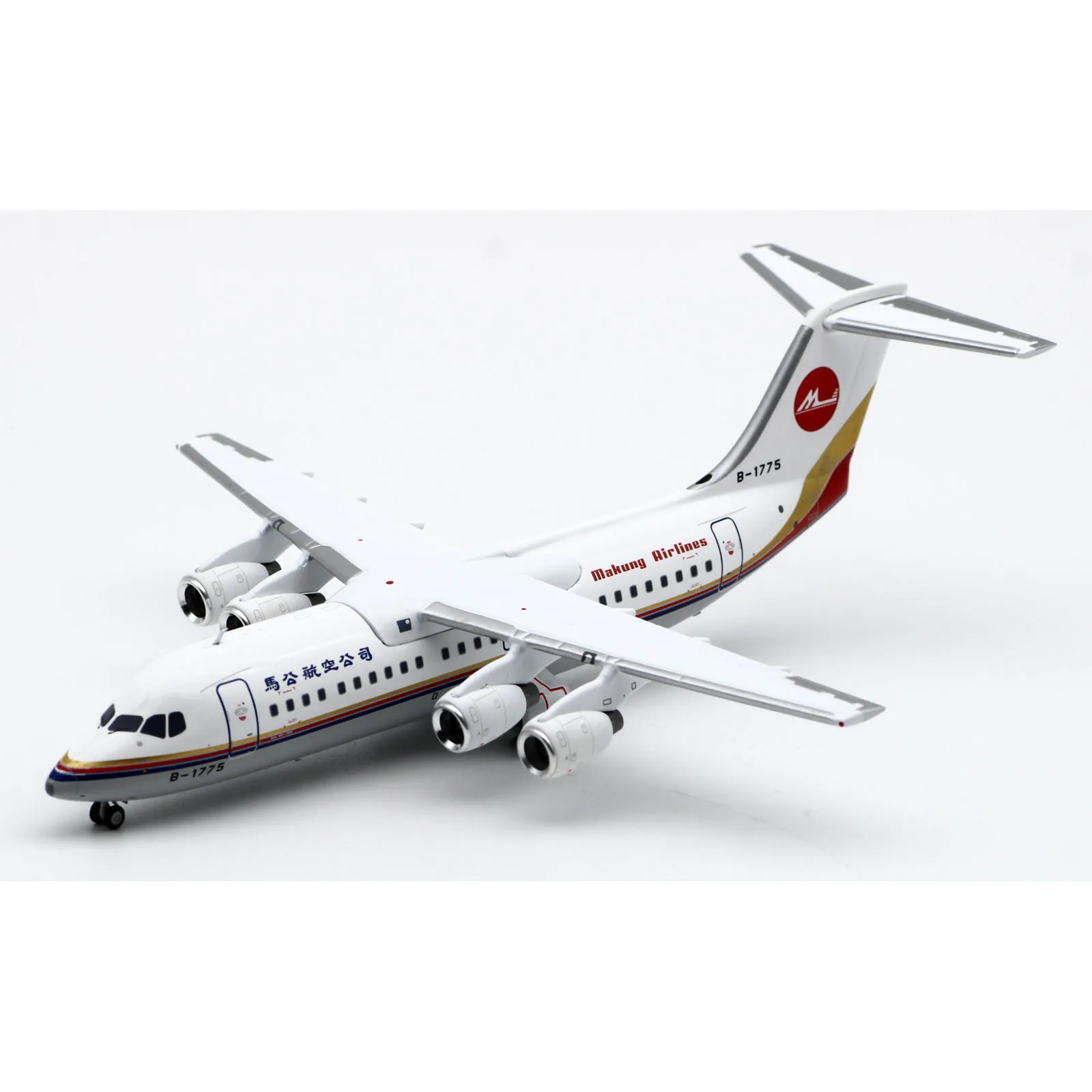 LH2323 Alloy Collectible Plane Gift JC Wings 1:200 Makung Airlines  British Aerospace BAe-146-300 Diecast Aircraft Model B-1775