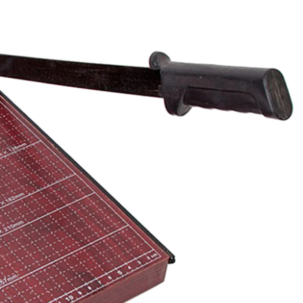 Paper Cutter A4 Guillotine Trimmer Heavy Duty Gridded Base For Home Office School Craft Cutting Adjustable Safety Lock