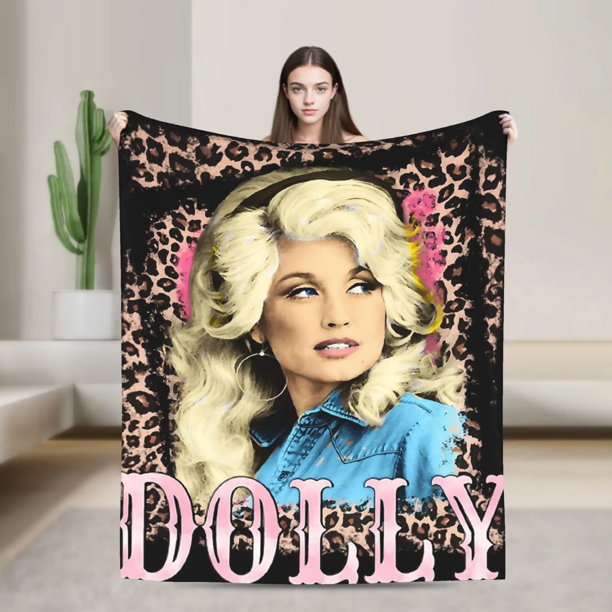 Comfort RIP Dolly Parton Blanket Stuff Bed Decorative  Blanket Throw Lightweight Thin Velvet for Car