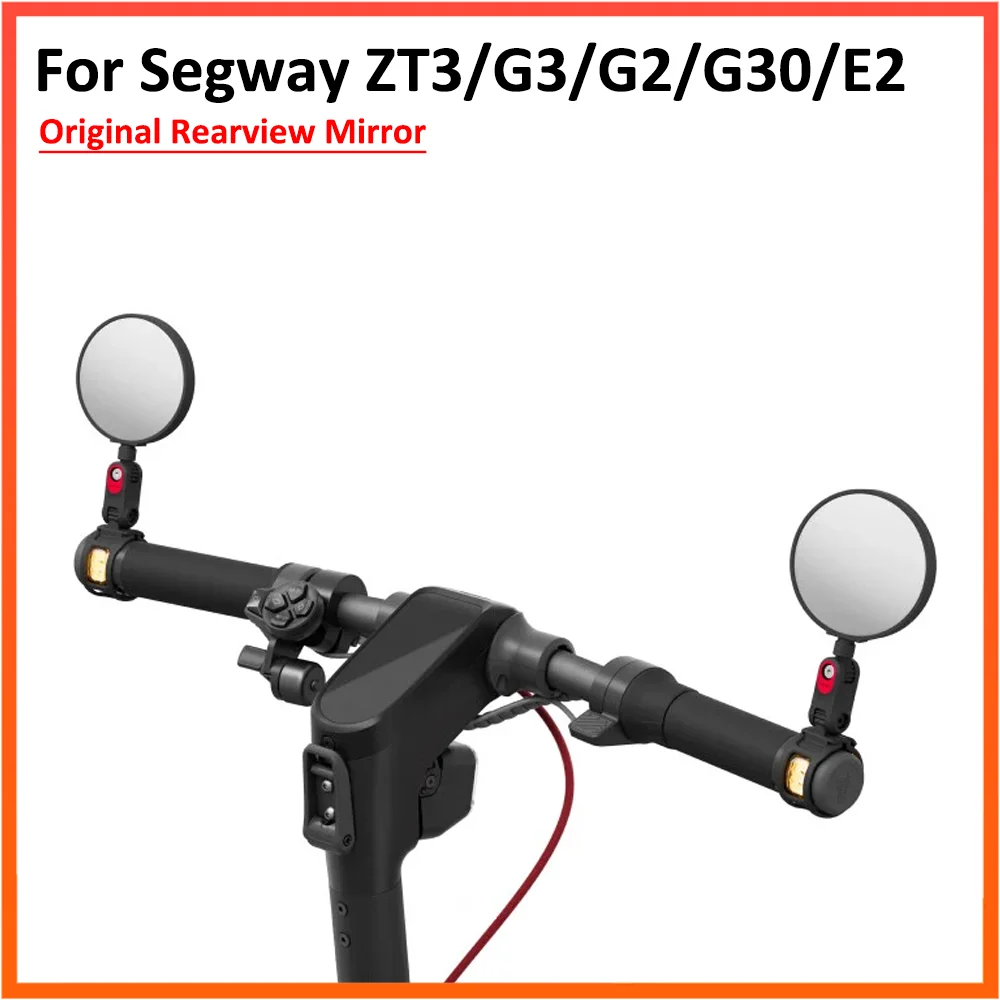 Rétroviseur d'origine pour Scooter électrique Segway ZT3 G3 G2 F3 E3, rétroviseurs convexes à Rotation générale à 360 degrés