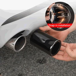 For BMW 1 2 3 4 5 Series X1 3GT F20 F22 F30 F32 F34 F36 F10 F48 Car-Styling Rear Exhaust Pipe Cover Trim Frame Auto Accessories