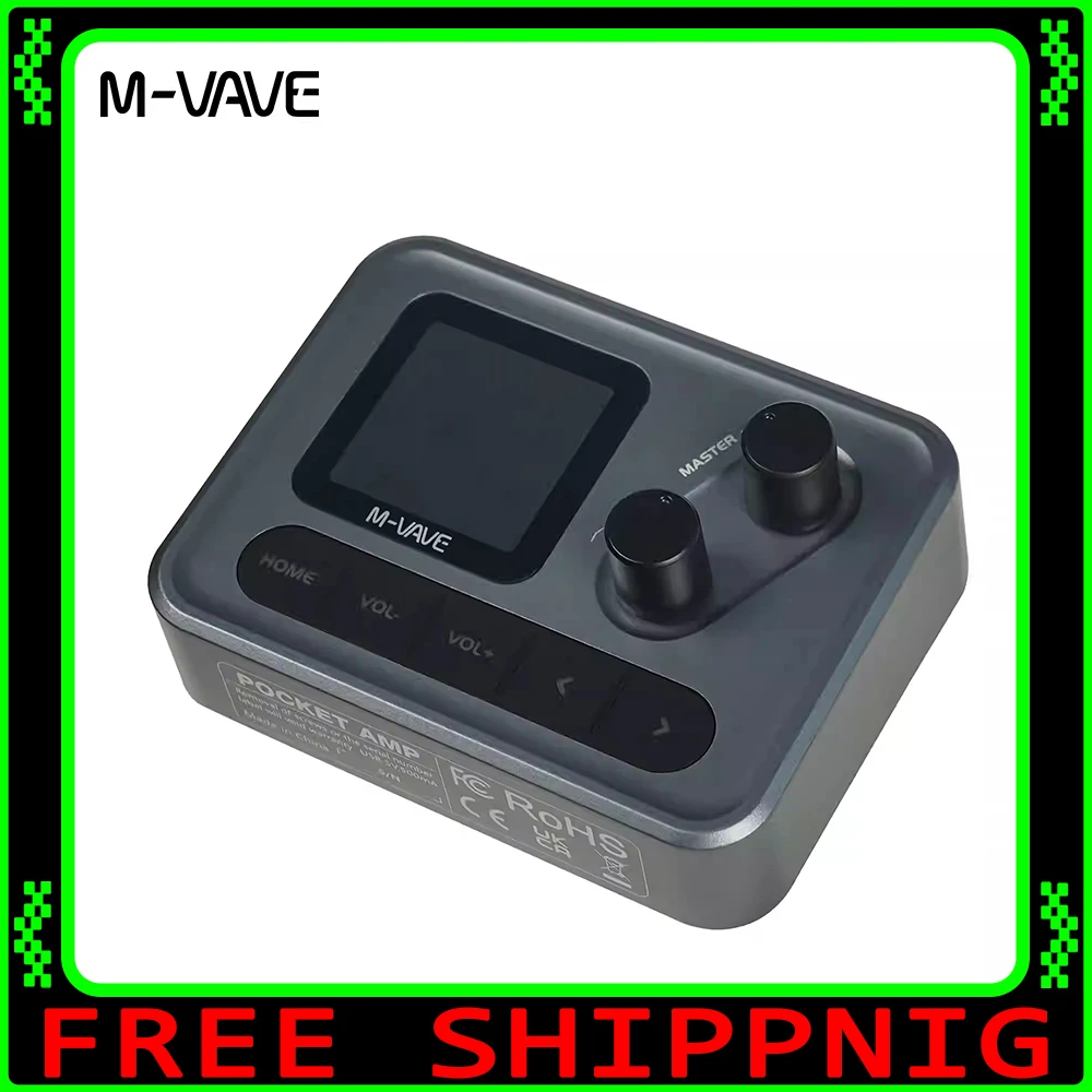 M-VAVE Pocket AMP Mini Guitar Bass Amp 1.54