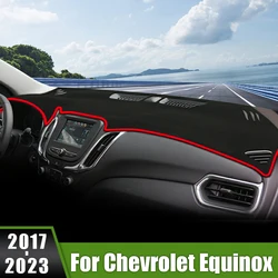 For Chevrolet Equinox 2017 2018 2019 2020 2021 2022 2023 Car Dashboard Cover Sunshade Anti-UV Case Non-Slip Interior Accessories