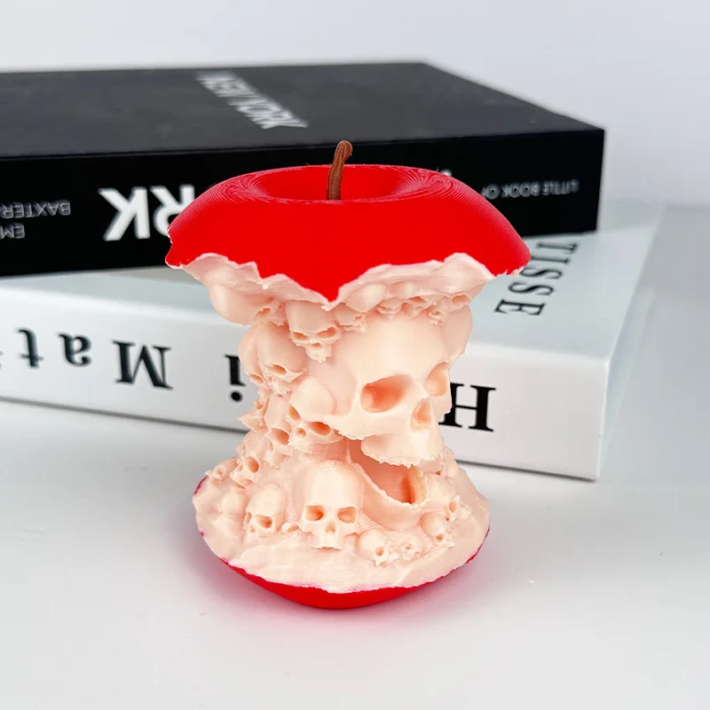 الجمجمة التفاح هالوين الديكور 3D الطباعة المنزل الحرف زخرفة الإبداعية هدية الفاكهة نموذج الأطفال هدية الشكل