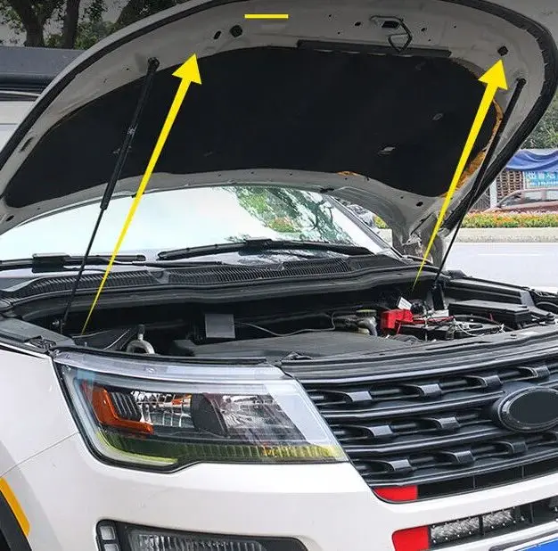 Front Hood Bonnet Gas Struts For Ford Explorer 5th U502 2011-2019 Lift Support Damper Shock Absorber Prop Rods