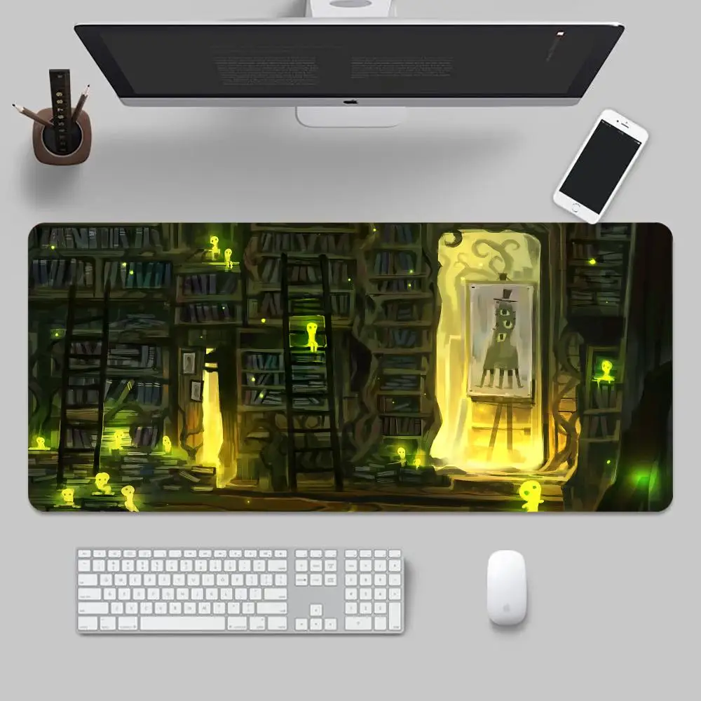 ライブラリーオブルイナ クラウドファンディング マウスパッド L-Library Of Ruina Mouse Pad Keyboard Desk Mats, Kawai Rubber, Non