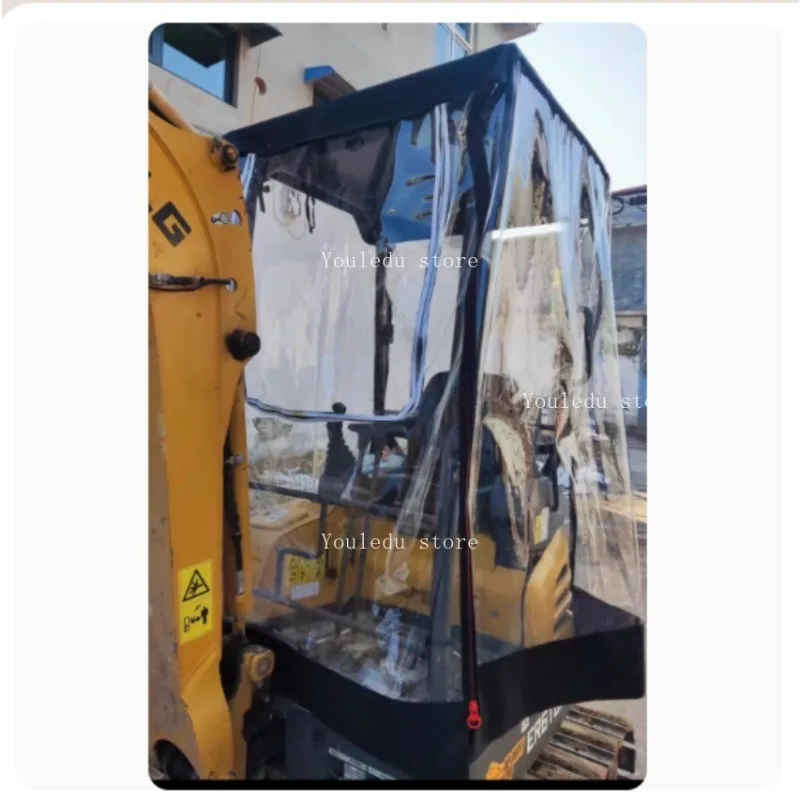 

Mini Excavator Car Cover Warm Awning Thickened Pvc Windproof For Volvo 18