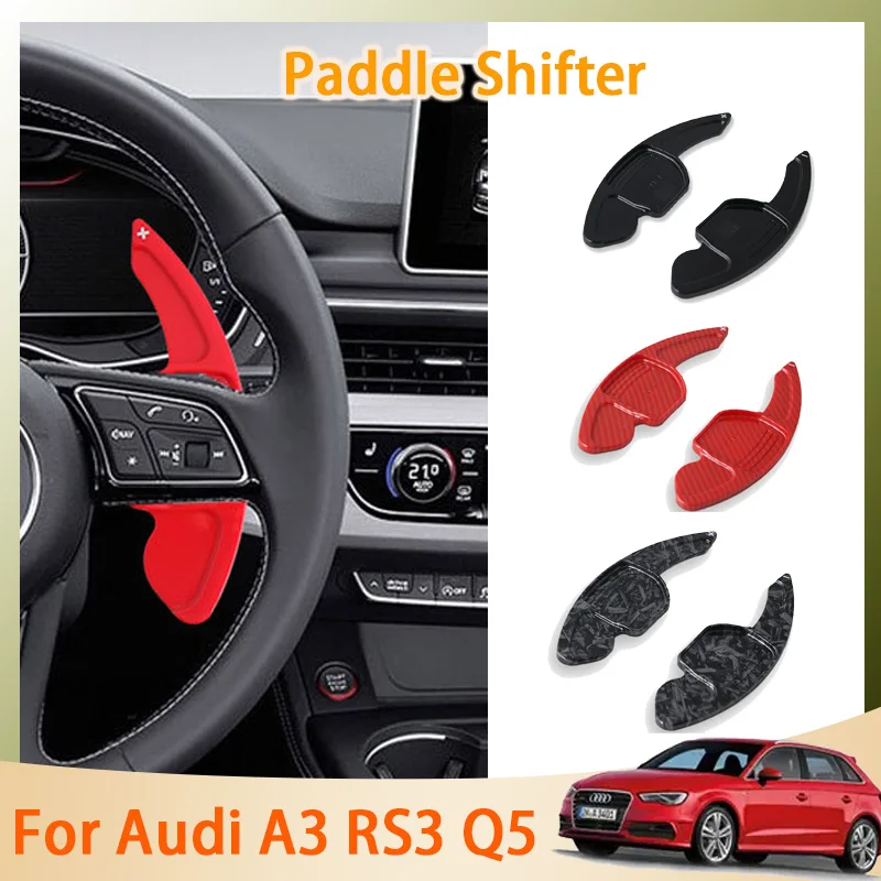 Shift Paddle For Audi A3 A4 A6 2016 A5 RS3 R8 2012 S6 Q3 Q5 2018 A8 2011 Accessories Car Steering Wheel Gear Shifter Extension