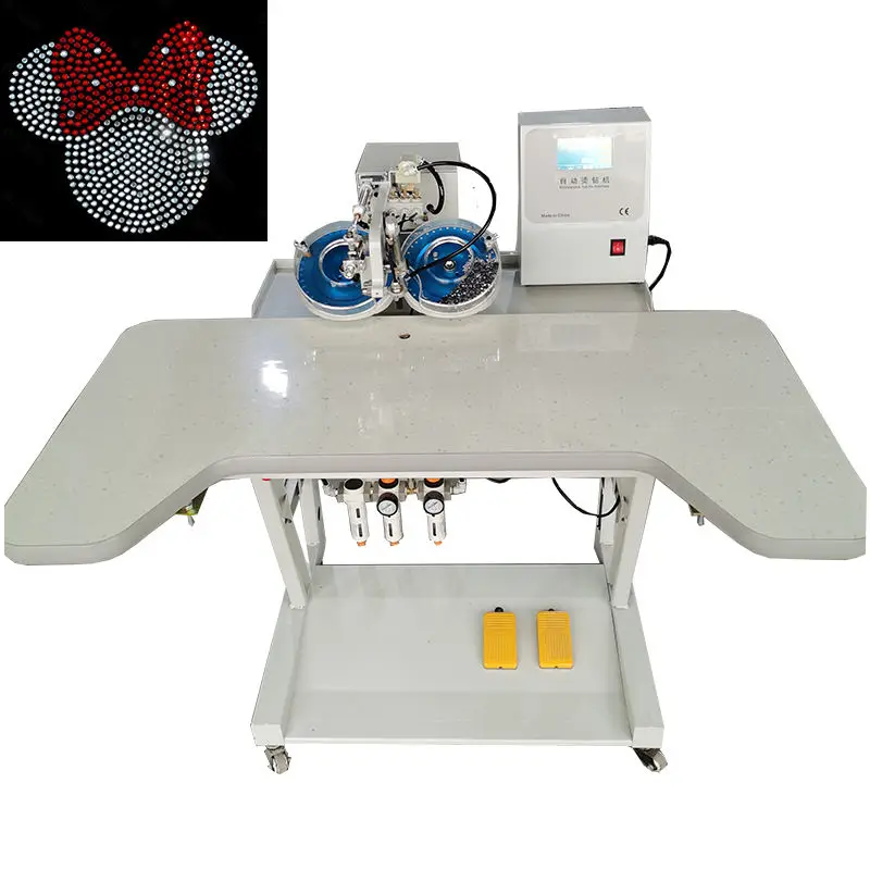 

Rhinestone Brushing Automatic Ultrasonic Hotfix Hot Fix Rhinestone Setting Machine Manual Transfer