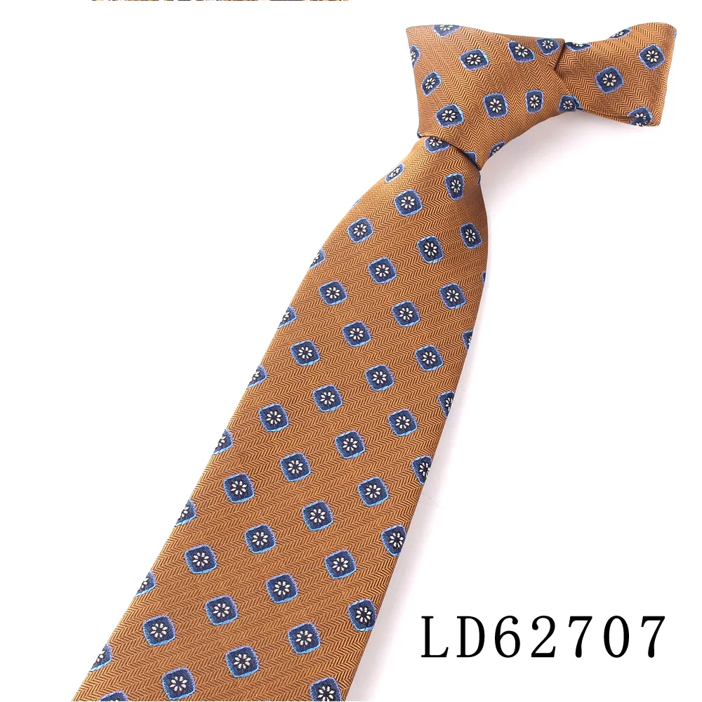 Orange Braune Krawatten für Männer und Frauen, Anzug, gestreifte Krawatte für Party, Business, klassische Paisley-Krawatten, Hochzeit, Krawatte, Bräutigam-Geschenke – Detail 29