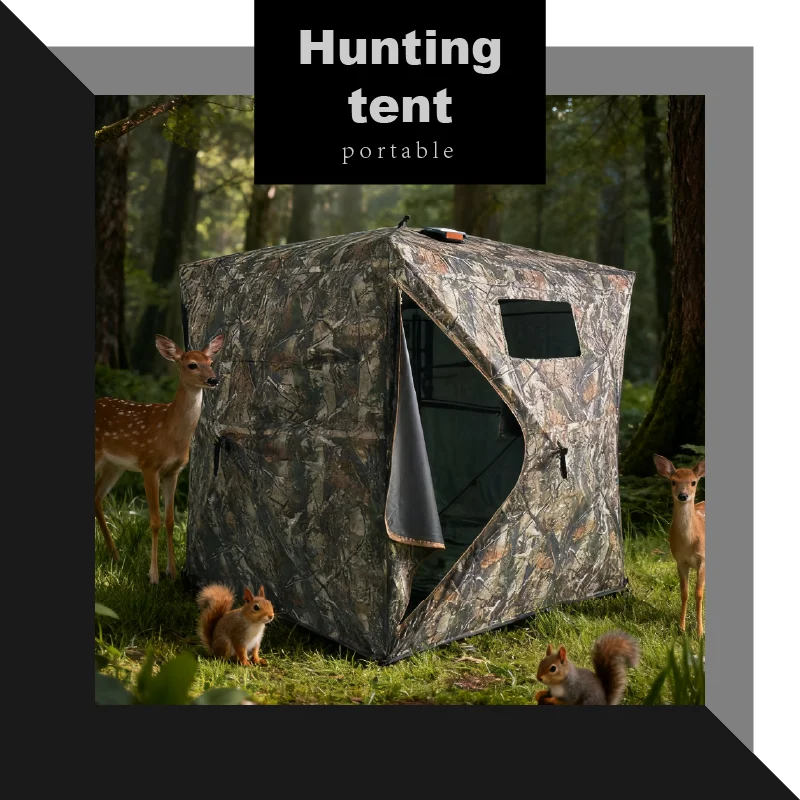 Tenda de Caça Camuflada para 1 - Outdoor Hunting Blinds avaliação e preço